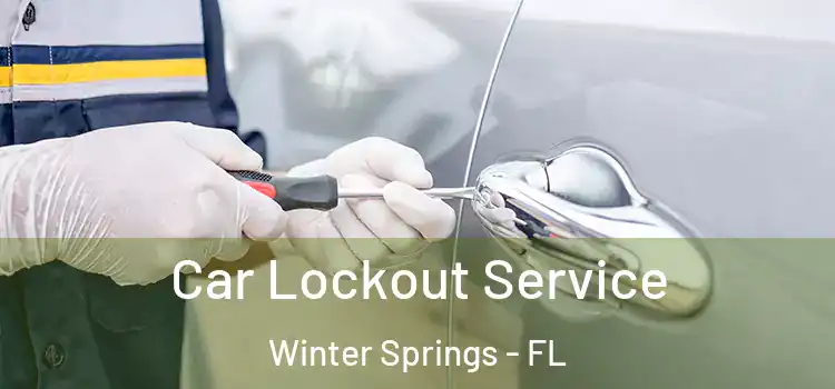 Car Lockout Service Winter Springs - FL