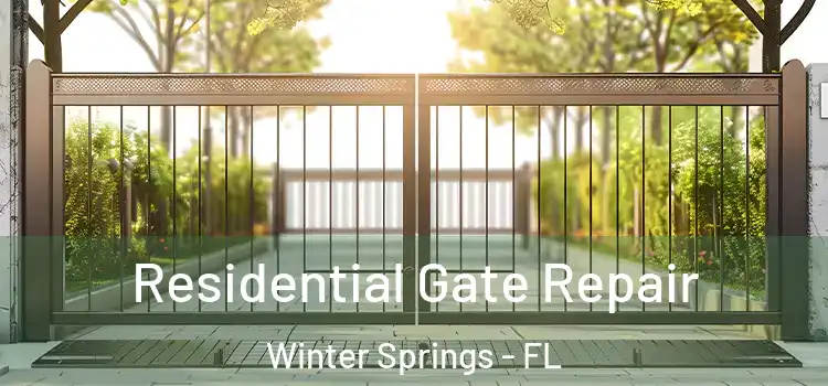 Residential Gate Repair Winter Springs - FL