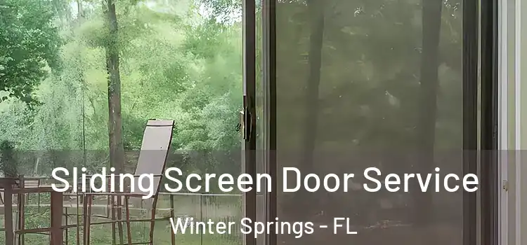 Sliding Screen Door Service Winter Springs - FL